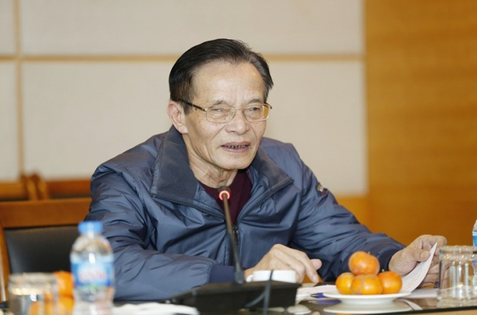 TS. Lê Xuân Nghĩa, Viện trưởng Viện nghiên cứu và phát triển kinh doanh dự báo về thị trường bất động sản. (Ảnh: Q.H)
