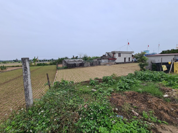 Ô đất anh Hưng mua để đón đầu quy hoạch nhưng đang muốn bán gấp vì chưa cân đối được tài chính (Ảnh: Hà Phong).
