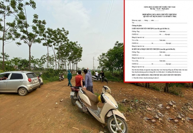 Nếu không đủ điều kiện chuyển nhượng quyền sử dụng đất, hợp đồng mua bán nhà đất sẽ bị vô hiệu. Ảnh: Phan Anh