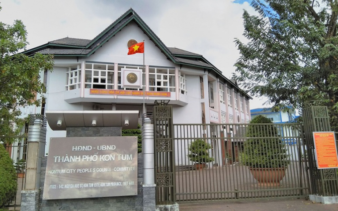 Trụ sở UBND thành phố Kon Tum (Ảnh: VOV).