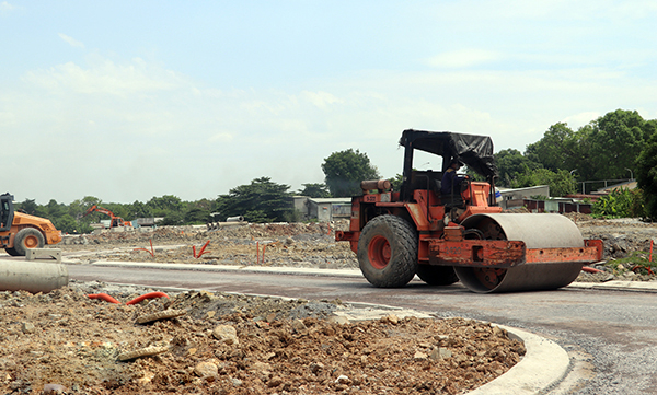 Một dự án khu dân cư tại TP.Biên Hòa đang được triển khai