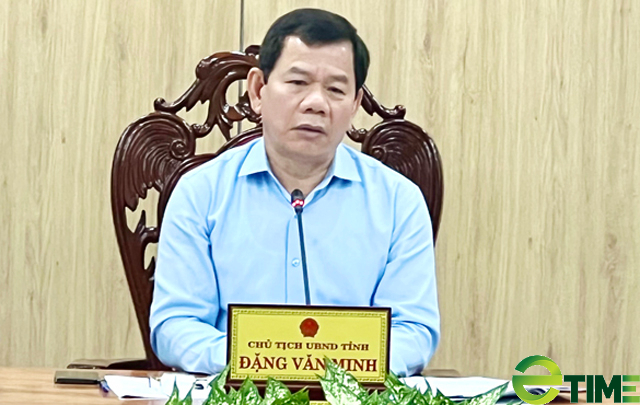 Chủ tịch UBND tỉnh Quảng Ngãi Đặng Văn Minh. Ảnh: Tới Phan.