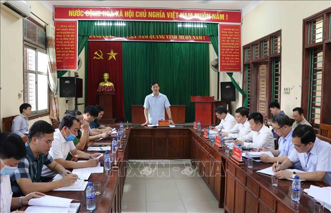 Phó Chủ tịch Thường trực UBND tỉnh Bắc Ninh Vương Quốc Tuấn phát biểu tại buổi làm việc