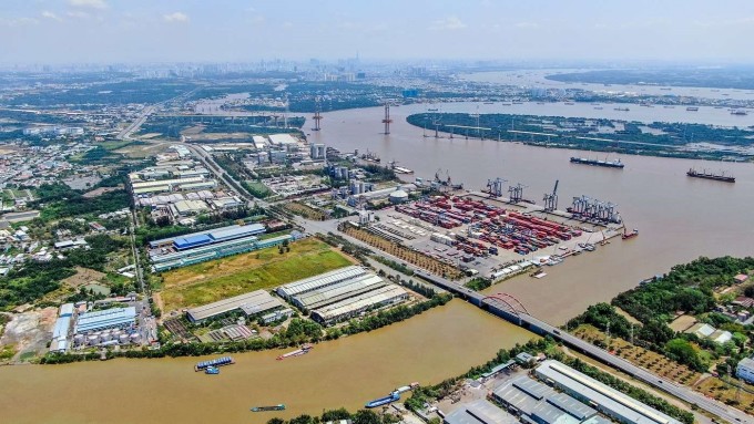 Cần Giuộc có tốc độ đô thị hóa nhanh, hút nhiều dự án trong những năm qua. (Ảnh: KT)
