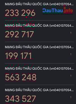 Trường hợp App Google Authenticator hiển thị cùng lúc một loạt mã OTP