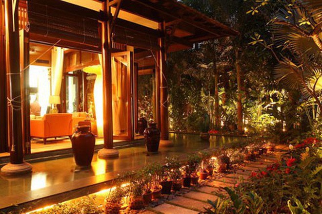 Gia đình Hà Kiều Anh đang sống trong căn biệt thự vườn rộng 500m2, tọa lạc ở khu biệt thự quận 2 (TP HCM). Ảnh: Internet