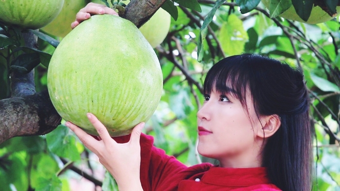 Cô gái Tứ Xuyên thường xuyên chăm sóc khu vườn xinh đẹp khiến triệu người mê đắm. 