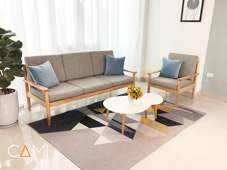 Sofa văng rất phù hợp với những phòng khách có diện tích khiêm tốn (Ảnh: CAMI)