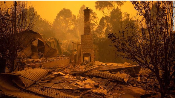 Chỉ riêng ở bang New South Wales đã có hơn 1.400 ngôi nhà bị lửa thiêu rụi trong vụ cháy rừng kinh hoàng nhất lịch sử