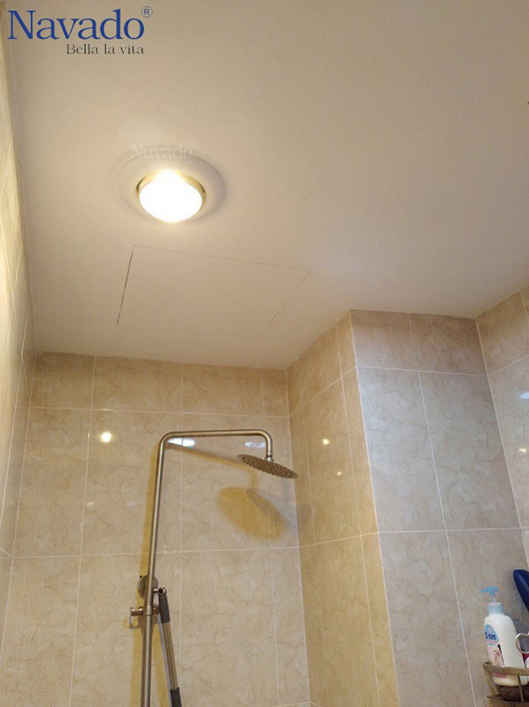 Sử dụng đèn sưởi mùa đông phòng tắm không tốn nhiều chi phí điện năng.