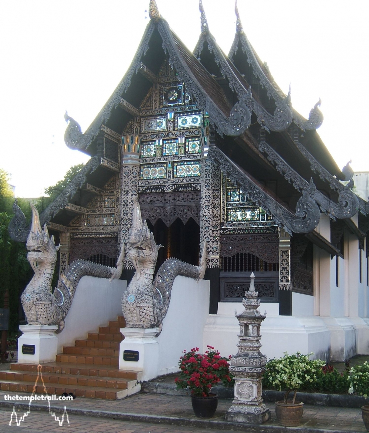 Wiharn của chùa Chedi Luang ở Chiang Mai.