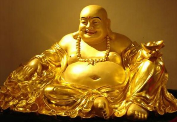 Tượng Phật cười.