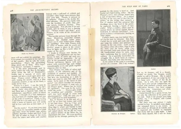 Les Demoiselles d'Avignon được giới thiệu trong một bài báo vào năm 1910