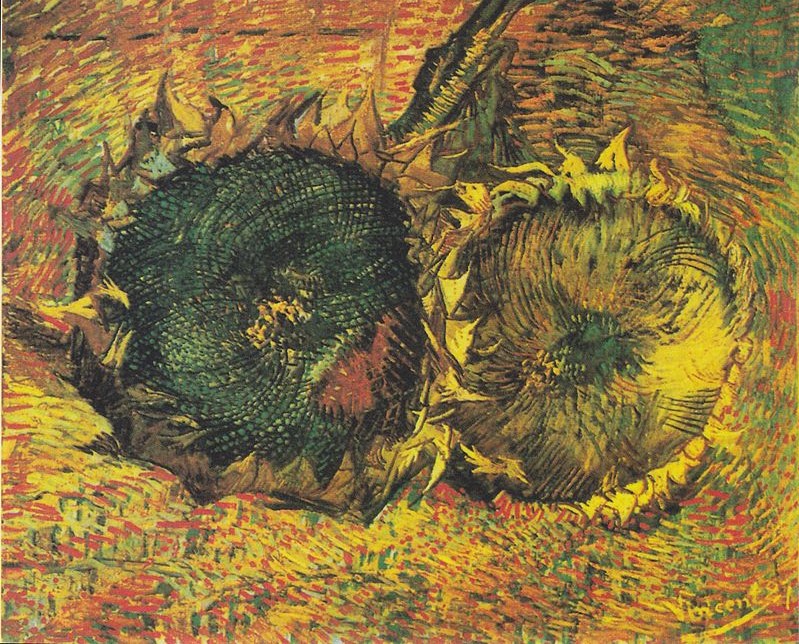 Hoa hướng dương trong loạt tranh ở Paris, bức tranh được vẽ bằng chất liệu sơn dầu trên canvas, kích thước 50 x 60.7 cm. (Ảnh: Wikipedia)