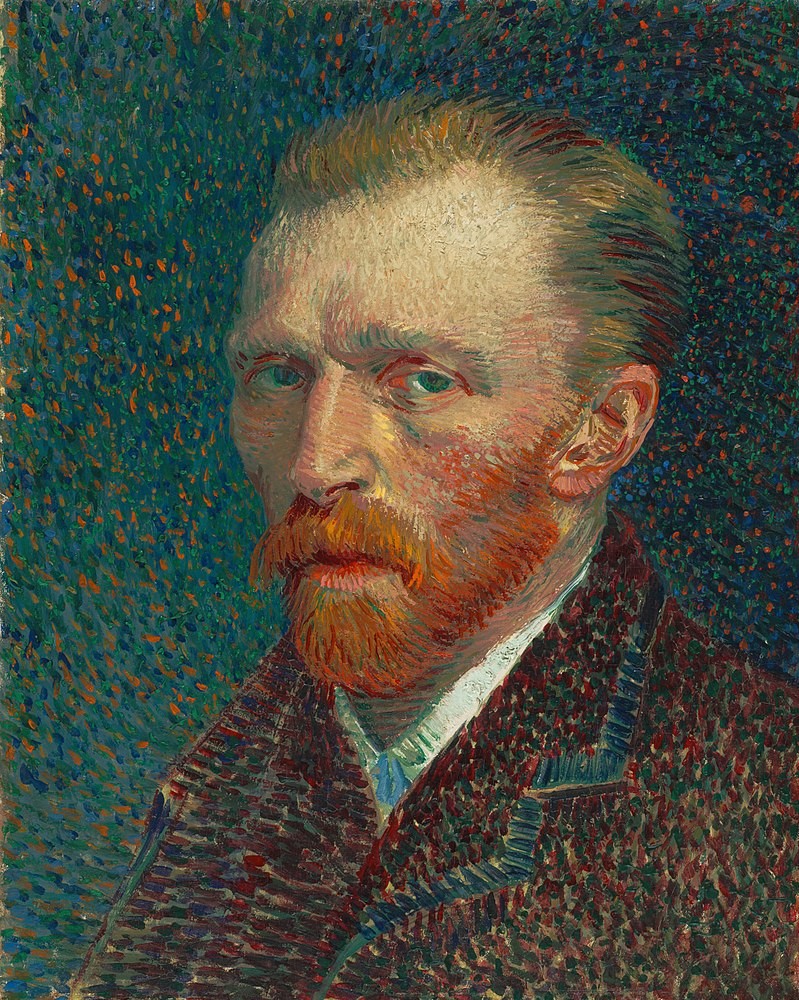 Chân dung tự họa Van Gogh vẽ năm 1887 (Wikipedia)