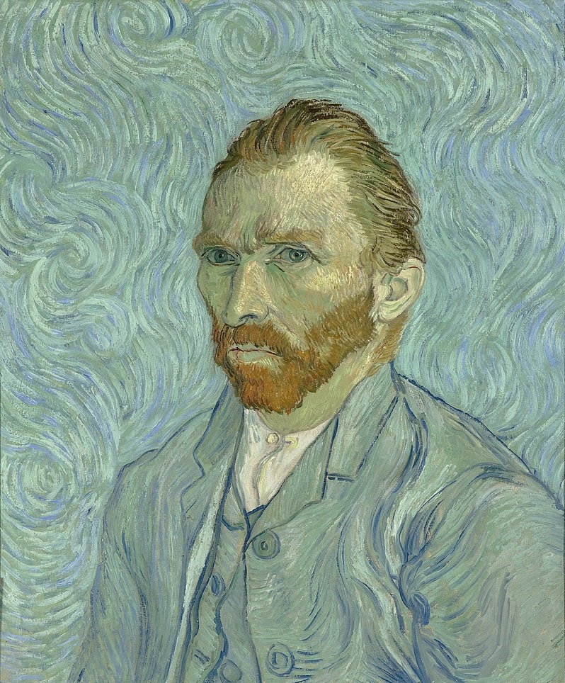 Hiện nay vẫn còn nhiều tranh cãi xoay quanh việc đâu là bức chân dung tự họa cuối cùng của Van Gogh. Cùng với bức chân dung tự họa không có râu của họa sĩ, bức tranh này cũng được sáng tác vào tháng 9 năm 1889 và được cho là bức chân dung tự họa cuối cùng