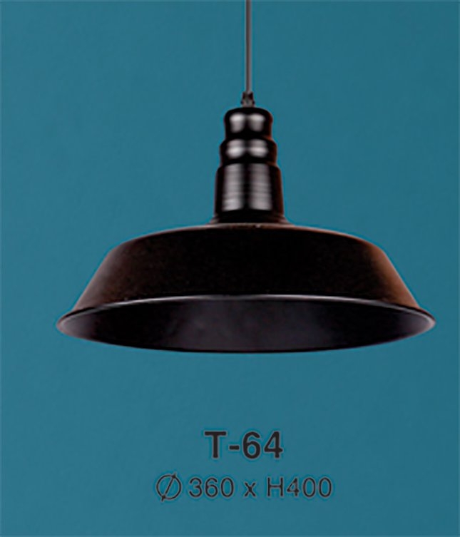 Đèn Thả Quán Cafe - Đèn Chao Công Nghiệp Hiện Đại T64