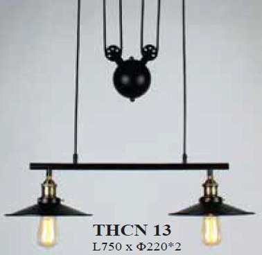Đèn Thả Quán Cafe Đèn Thả Công Nghiệp Hình Hộp THCN162