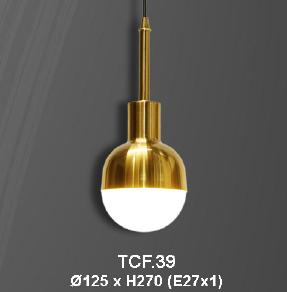 Đèn Thả Trang Trí Hiện Đại Sang Trọng Xi Vàng Mã TCF39