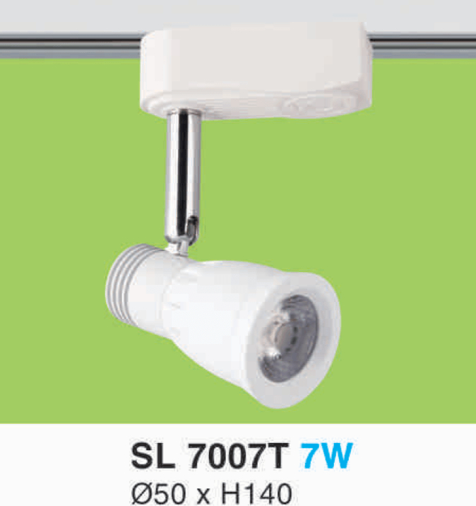 Đèn LED rọi ray công suất 7W hai màu đen trắng SL7007