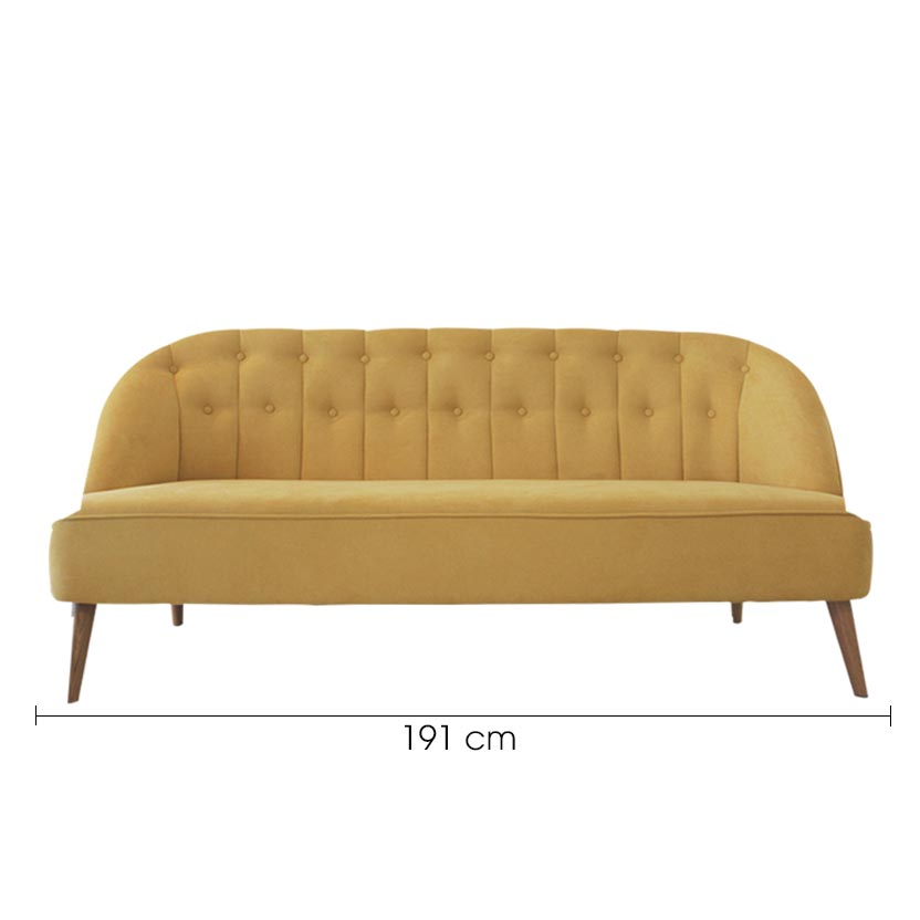 Sofa văng dài Bryce với kích thước lớn, thích hợp cho nhiều người ngồi