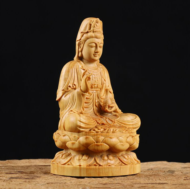 Cũng như những mẫu tượng gỗ phong thủy đẹp khác, tượng Phật Bà Quan Âm bằng gỗ tượng trưng cho sự may mắn, vui vẻ, lạc quan và tấm lòng từ bi nhân hậu.