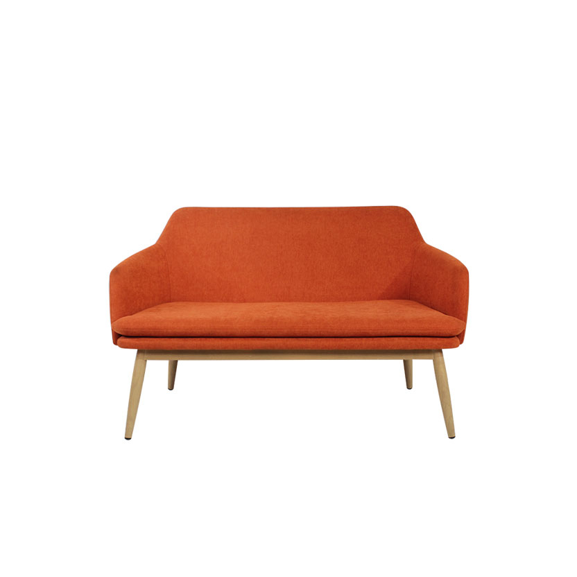 Ghế sofa băng vải Ortis màu cam