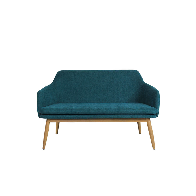 Ghế sofa băng vải Ortis màu xanh cổ vịt