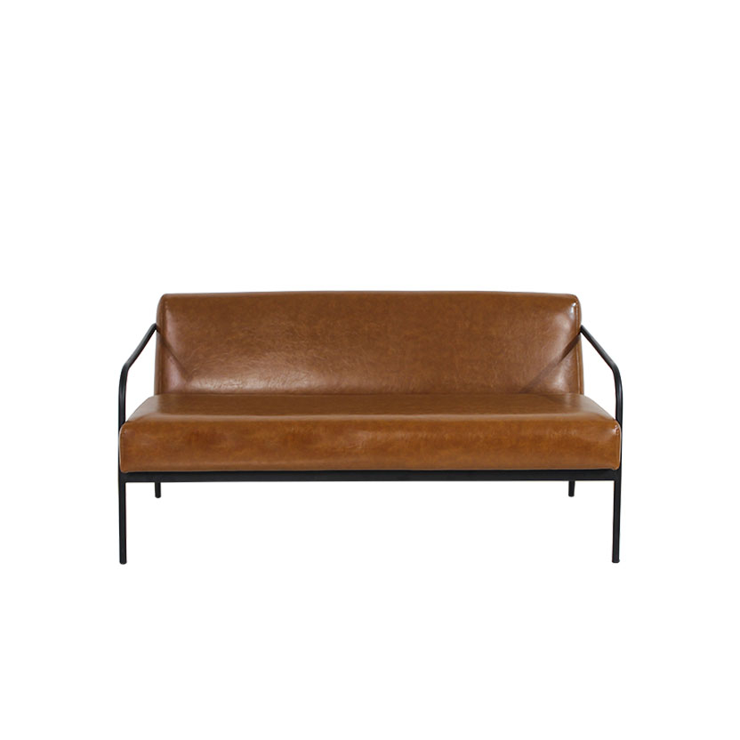 Sofa da phòng khách Martin được thiết kế với kiểu dáng hiện đại
