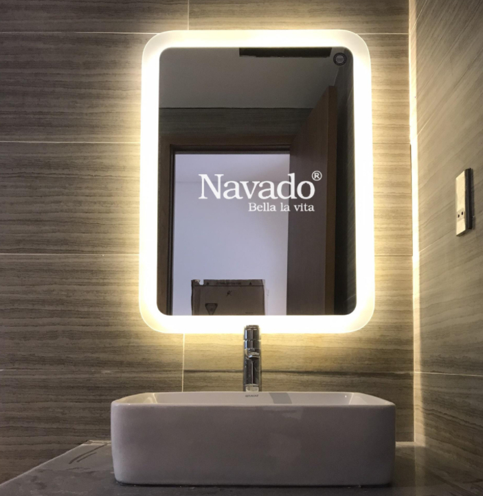 Gương Đèn LED Phòng Tắm - Gương Bỉ Cao Cấp Mã G23 | HomeAZ.vn