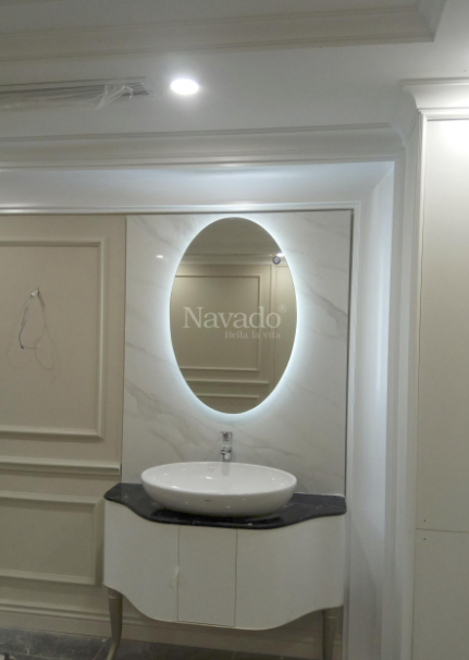 Gương Phòng Tắm Đèn LED Cao Cấp Nhập Khẩu Từ Bỉ G25 | HomeAZ.vn