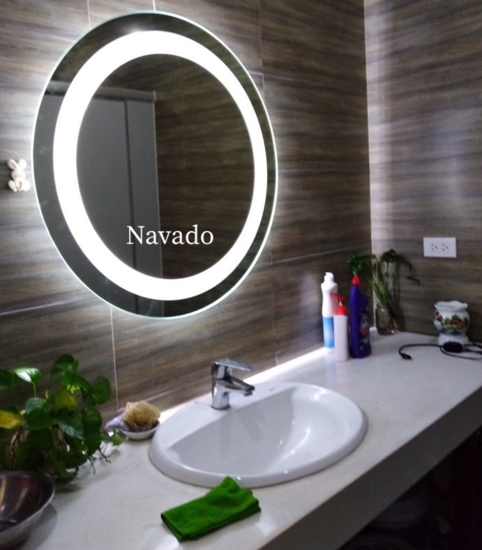Gương Đèn LED Phòng Tắm Cao Cấp Hình Tròn Đẹp Mã G37 | HomeAZ.vn