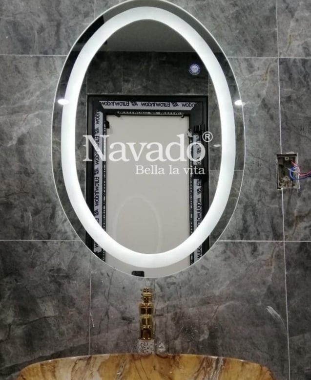 Gương Đèn LED Phòng Tắm Cảm Ứng Cao Cấp - Giá Rẻ G39 | HomeAZ.vn