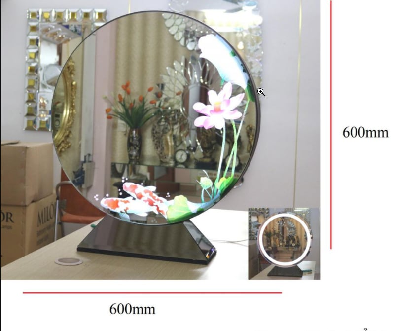 Gương Đèn Led Để Bàn- Gương Trang Điểm 3D | HomeAZ.vn