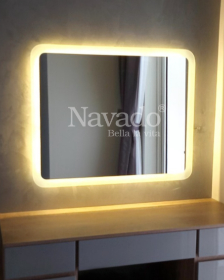 Gương Đèn LED Phòng Tắm Bo Góc Giá Rẻ Giảm 30% | HomeAZ.vn