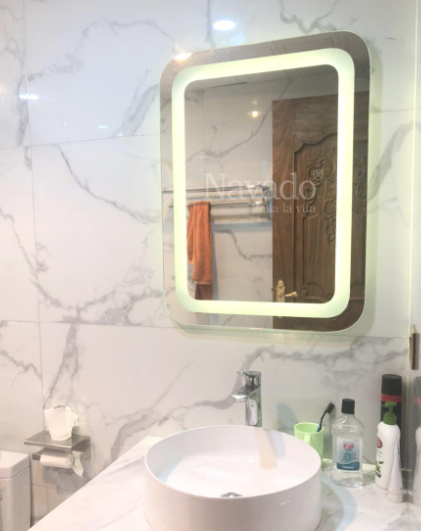Gương Đèn LED Phòng Tắm Bo Góc Giá Rẻ Giảm 30% | HomeAZ.vn