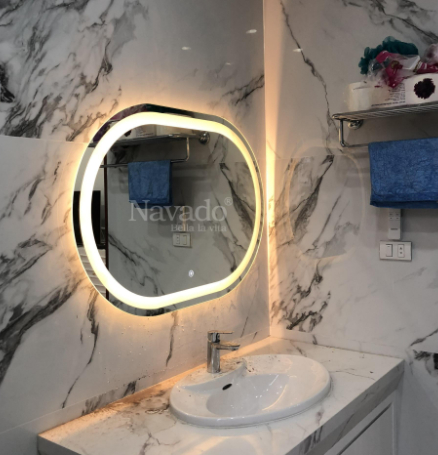 Lắp Đặt Gương Phòng Tắm Đèn LED Cao Cấp | HomeAZ.vn