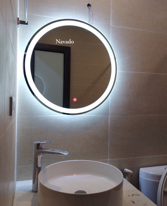 Gương Tròn Treo Tường | Gương Phòng Tắm Đèn LED | HomeAZ.vn