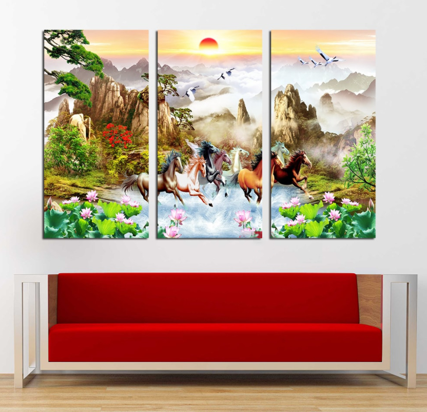 Tranh Treo Tường Bát Mã Truy Phong Đẹp - Cao Cấp | HomeAZ.vn Tranh Treo Tường Bát Mã Truy Phong Đẹp - Cao Cấp | HomeAZ.vn