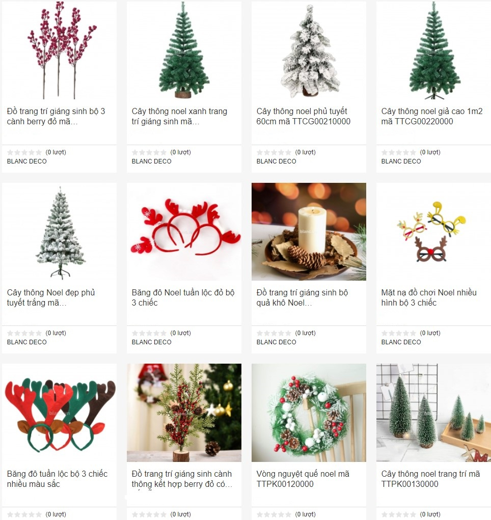 HomeAZ.vn cung cấp rất nhiều những phụ kiện trang trí Giáng sinh đẹp cho bạn tham khảo