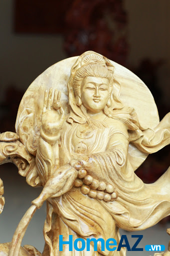 Mua tượng Phật Quan Âm đứng rồng bằng gỗ pơ mu để bày trí 10 hay 20 năm thì vẫn giữ nguyên vẻ đẹp và màu sắc ban đầu của nó.