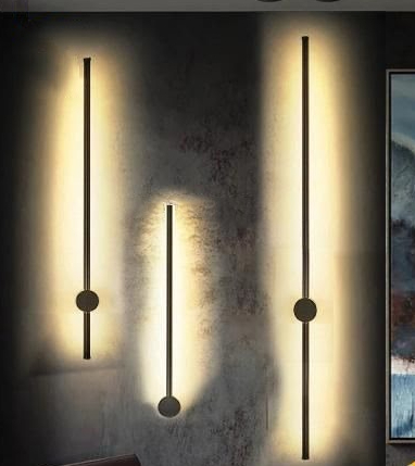 Đèn LED Treo Tường Phòng Khách - Cầu Thang Hình Thanh Trụ |HomeAZ