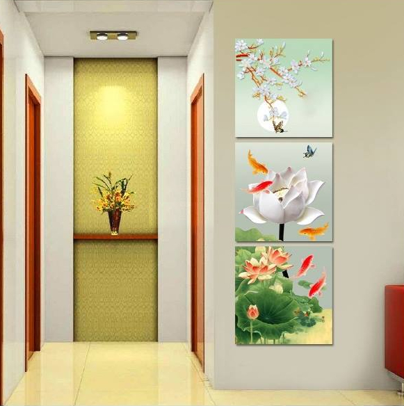 Bộ Tranh Canvas Hoa Sen 3 Tấm HL466 ĐẸP - GIÁ ƯU ĐÃI | HomeAZ.vn