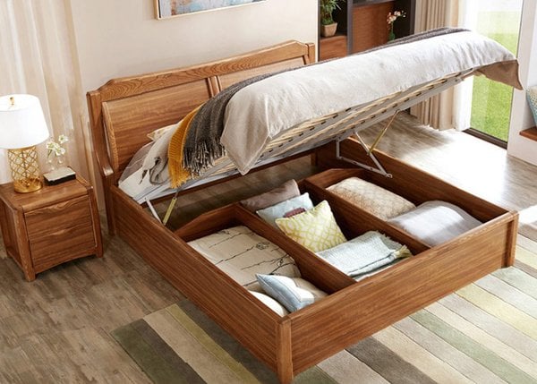 Mẫu giường gỗ thông minh