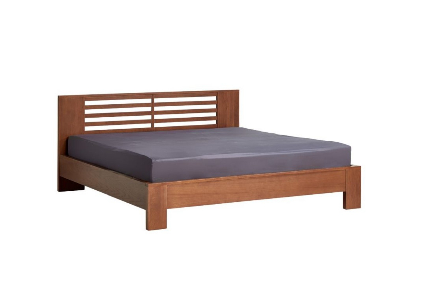 Giường ngủ gỗ sồi Baya Albany với kết cấu chắc chắn, đảm bảo an toàn cho người dùng