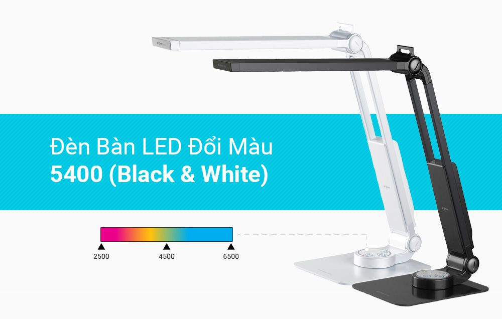 Đèn bàn LED đổi màu có chức năng thay đổi màu sắc ánh sáng để phù hợp với mọi yêu cầu và sở thích của người dùng.