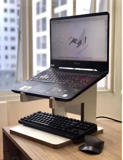 Kệ Đỡ Laptop - Giá Đỡ Laptop Gỗ Tản Nhiệt Tiện Lợi | HomeAZ.vn