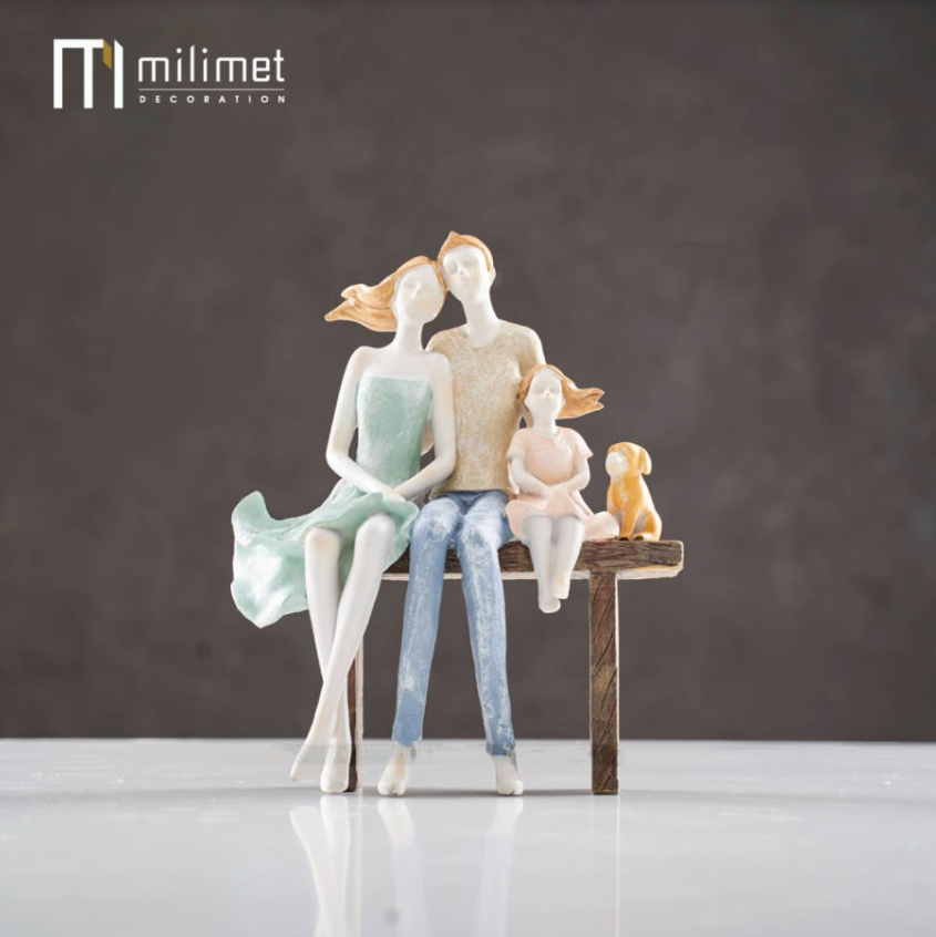 Tượng Trang Trí Phòng Khách Để Bàn Decor Gia Đình Nhí | HomeAZ.vn Tượng Trang Trí Phòng Khách Để Bàn Decor Gia Đình Nhí | HomeAZ.vn