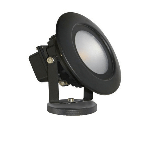 Đèn rọi cột ngoài trời mặt tròn màu đen 15W RN 785 Đèn rọi cột ngoài trời mặt tròn màu đen 15W RN 785