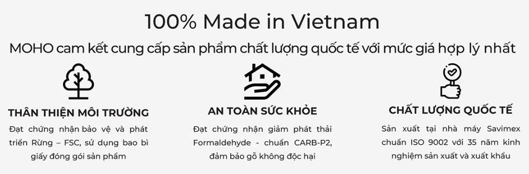 Ghế Gỗ Cao Su Bàn Ăn MOHO VLINE 601 Hiện Đại - Giá Rẻ | HomeAZ.vn